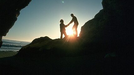 couple, silhouette, beach, freedom, sunset, ocean, sea, nature, water, seashore, people, dusk, summer, couple, couple, couple, couple, couple
